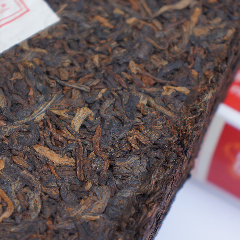 2021 Haiwan 9988 Old Comrade Ripe Pu’er Tea Brick Lao Tong Zhi Puer Tea Shu 250g