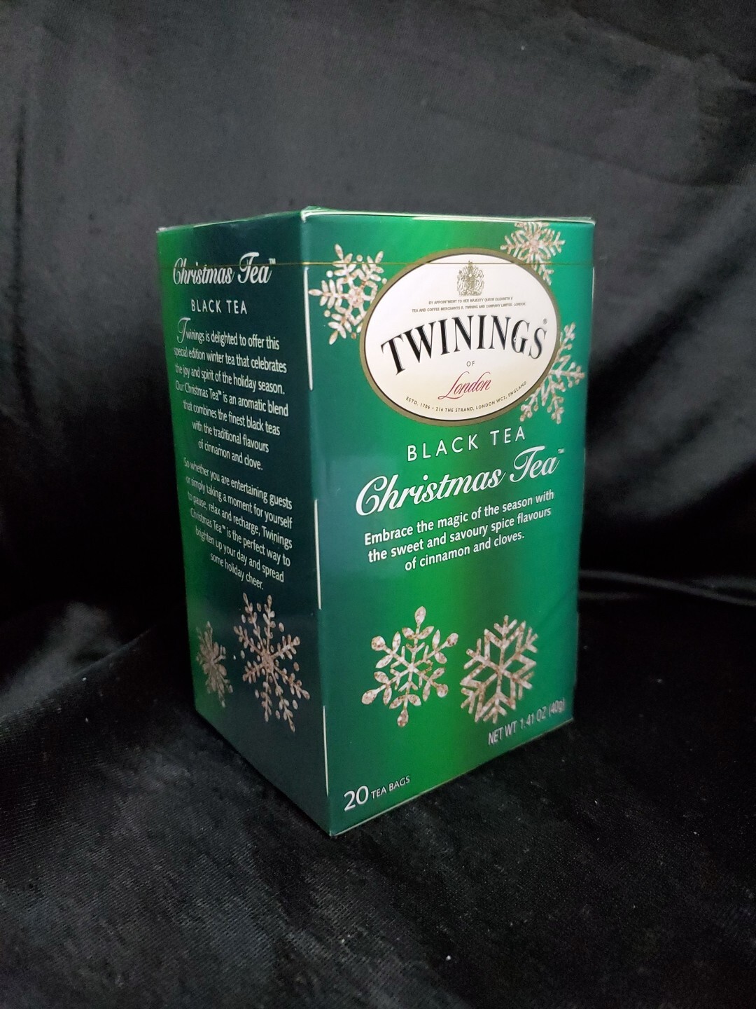 Twinings London Christmas Tea Black Tea with Cinnamon Cloves 20 Bags 06/14/2026