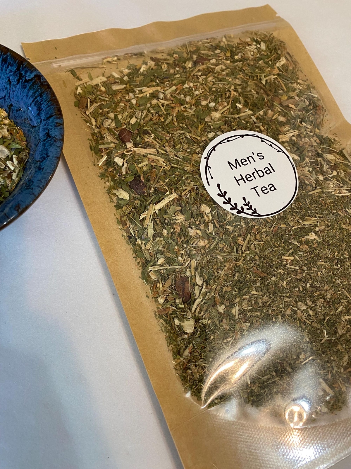 His Herbal Tea Infusion for Men, Earthy Loose Leaf Herbs for Prostate Support