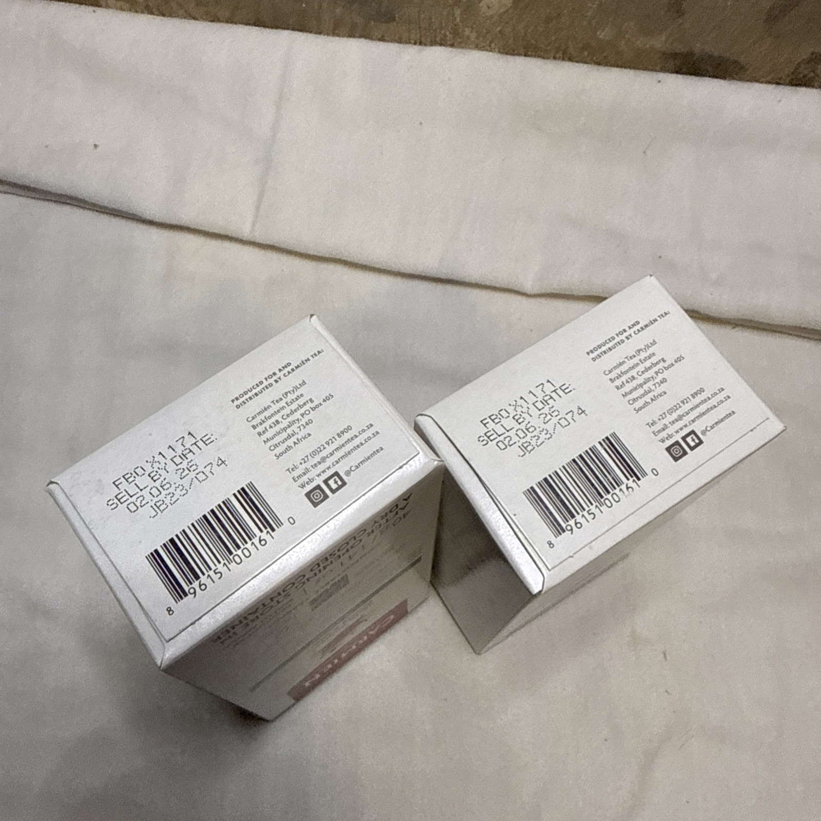 Lot Of 2 Carmien South African Roibos REVIVE Tea 20 Tagless Teabags NEW EXP 2/26