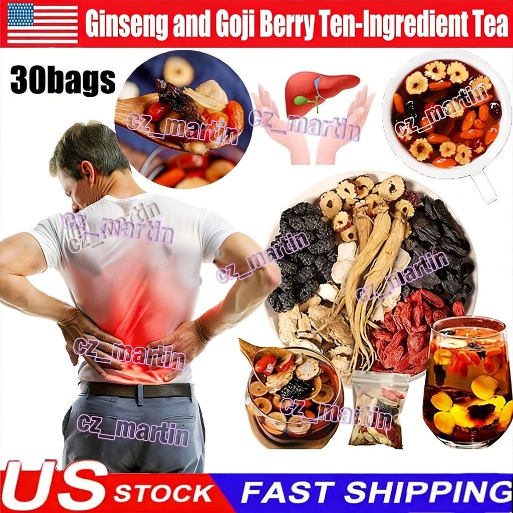 30pcs Ginseng Six Treasure tea , Kidney Tea ,Liver Tea , Red Date Kidney Health