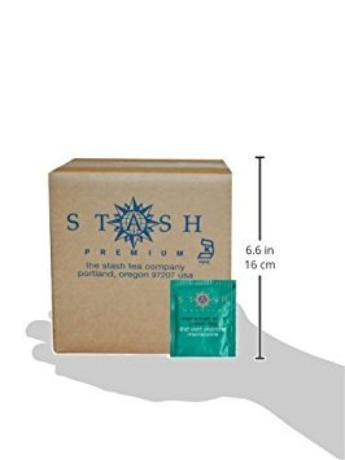 Moroccan Mint Green Tea Bags 100 Count Fresh & Aromatic Hot Iced