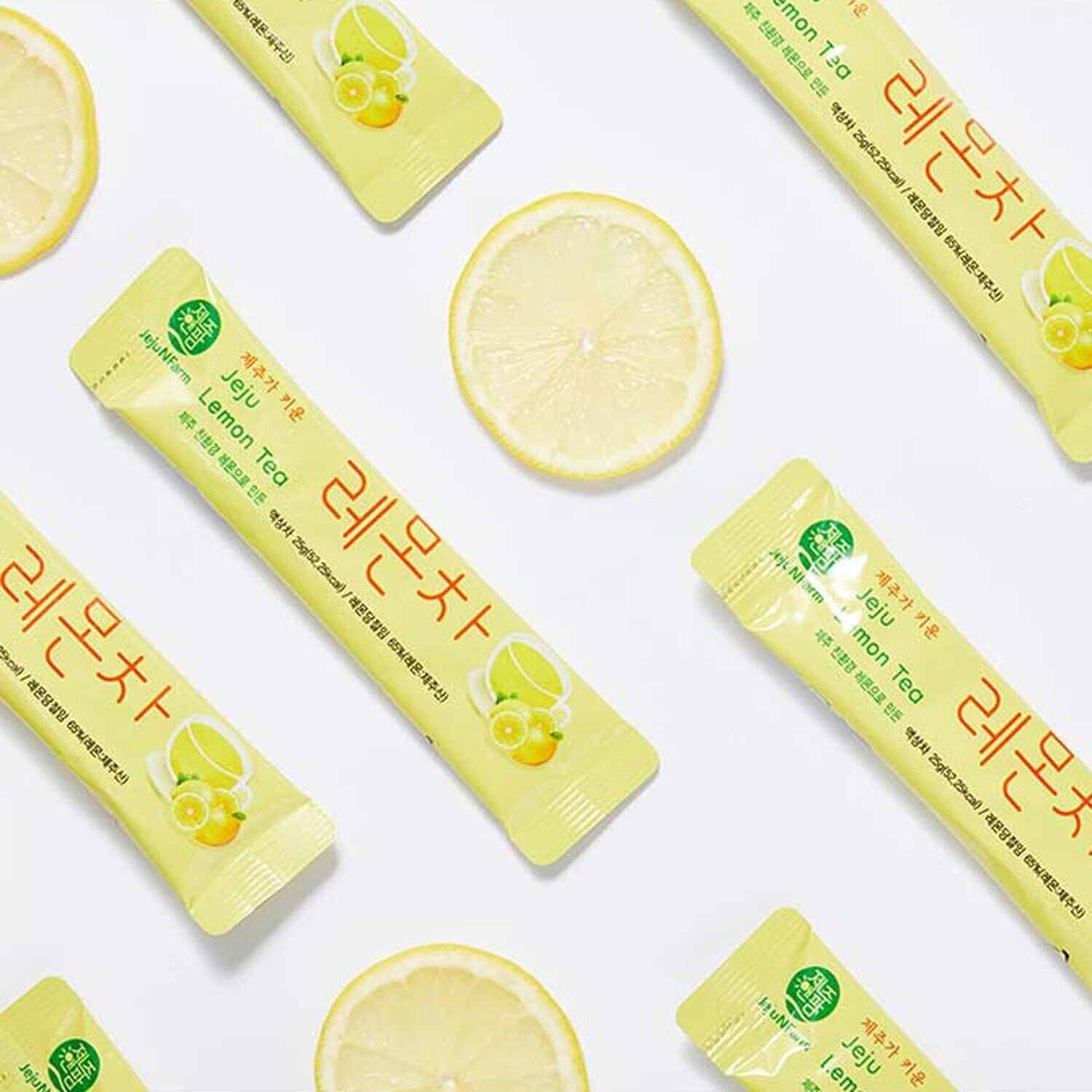 [JejuNFarm] Lemon Honey Tea, Liquid Stick, 375g (15 x 25g), Organic Jeju Citrus