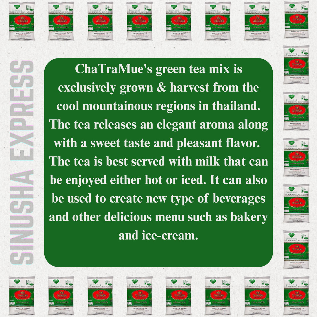 CHA TRA MUE THAI GREEN TEA MIX 200 GRAM DRINKS [FREE SHIPPING]