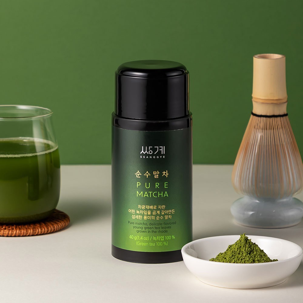 Ssanggye Tea Korean Green Tea Powder 40g Premium Matcha Style Famous