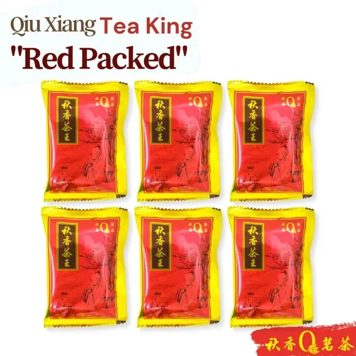 Qiu Xiang Tea King “Red Pack” 6 Packs x 10g Free Shipping World Wide