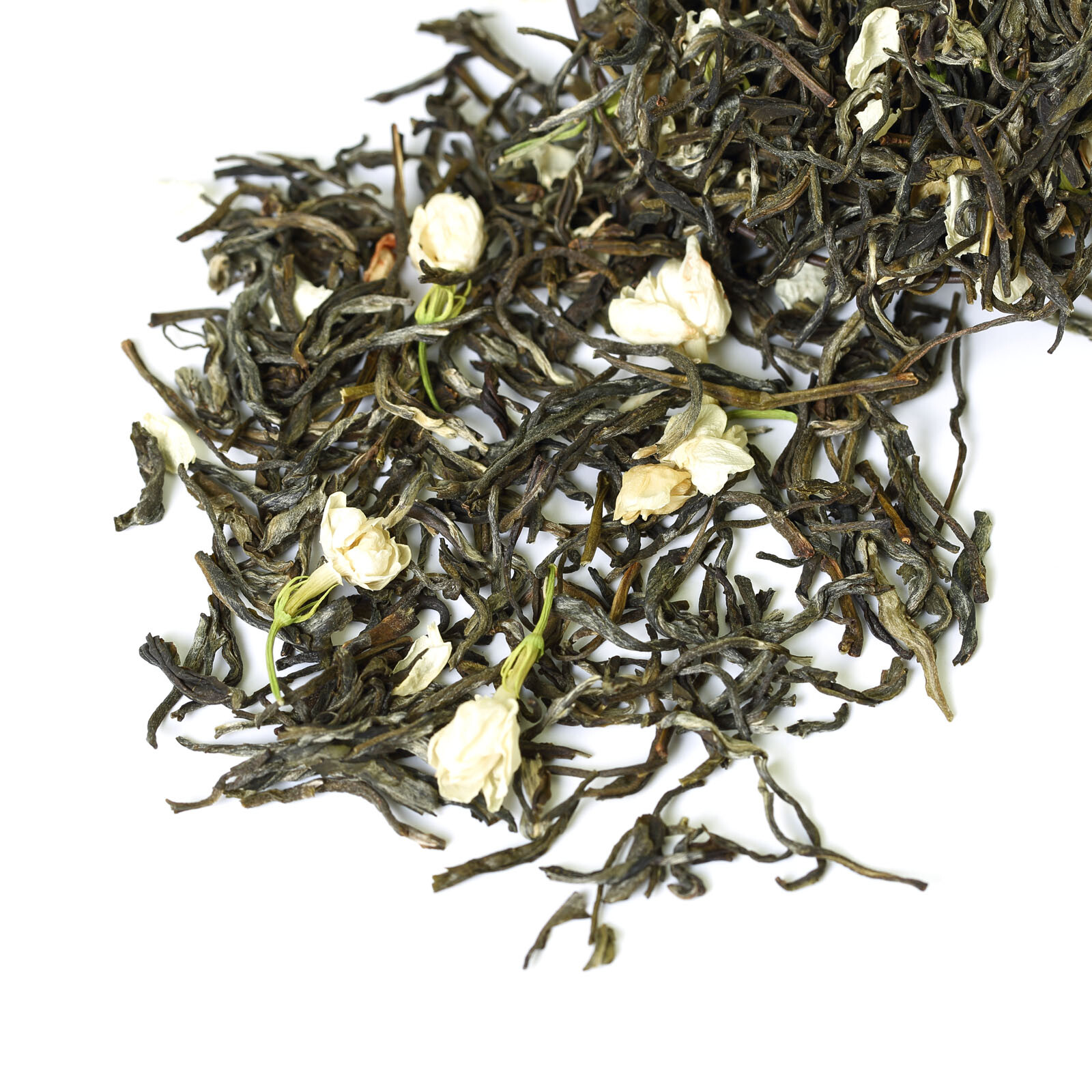 GOARTEA Premium Fujian Jasmine Silver Green Tea Chinese Loose Leaf Yin Hao Tip
