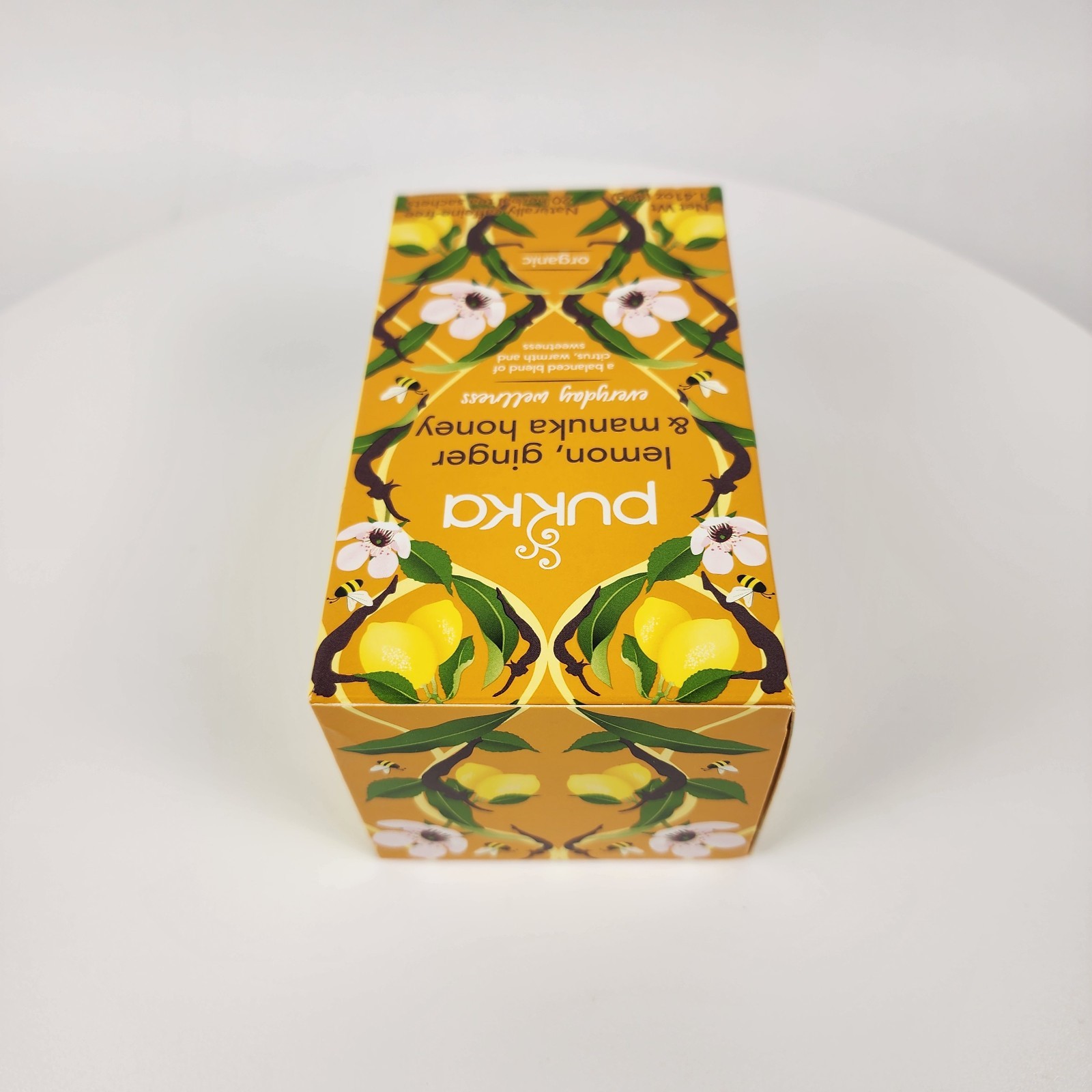 Pukka Lemon, Ginger & Manuka Honey Herbal Tea 20ct (4 Pack) Organic 80 Bags