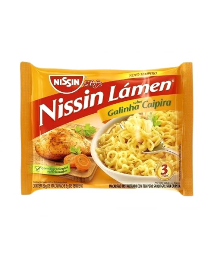 Brazilian Corner Nissin Ramen Instant Noodle Flavors 2.64Oz | Miojo Macarrão Ins