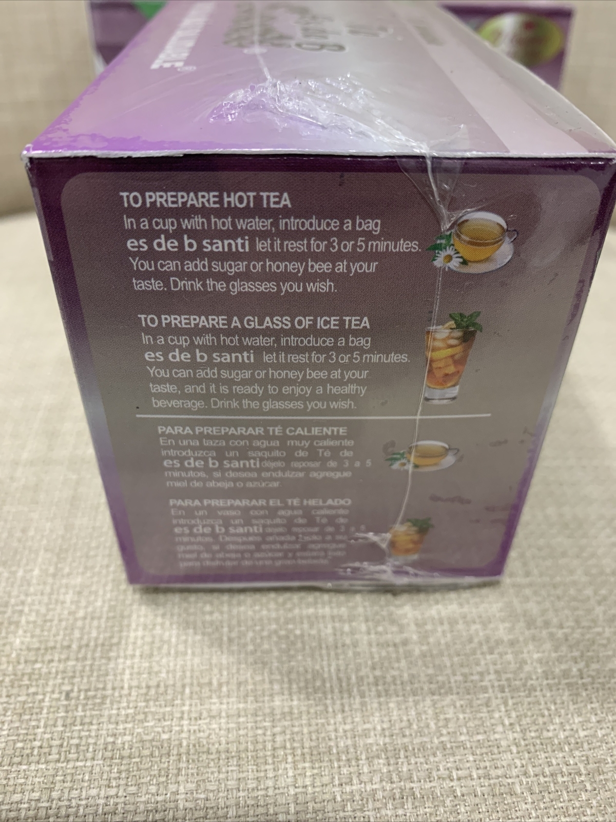 Te es De B Jengibre 50 Tea Bags Te Blanco Te Verde Piña Mango