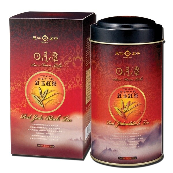 天仁茗茶 Ten Ren Tea Sun Moon Lake Red Jade Black Tea (TTES NO. 18) 80g/ Tin 日月潭紅玉紅茶