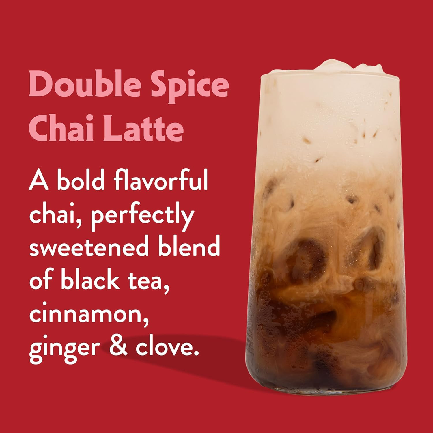 Double Spice Chai Latte – Dairy Free Plant Based Tea Concentrate – Caffeinated –