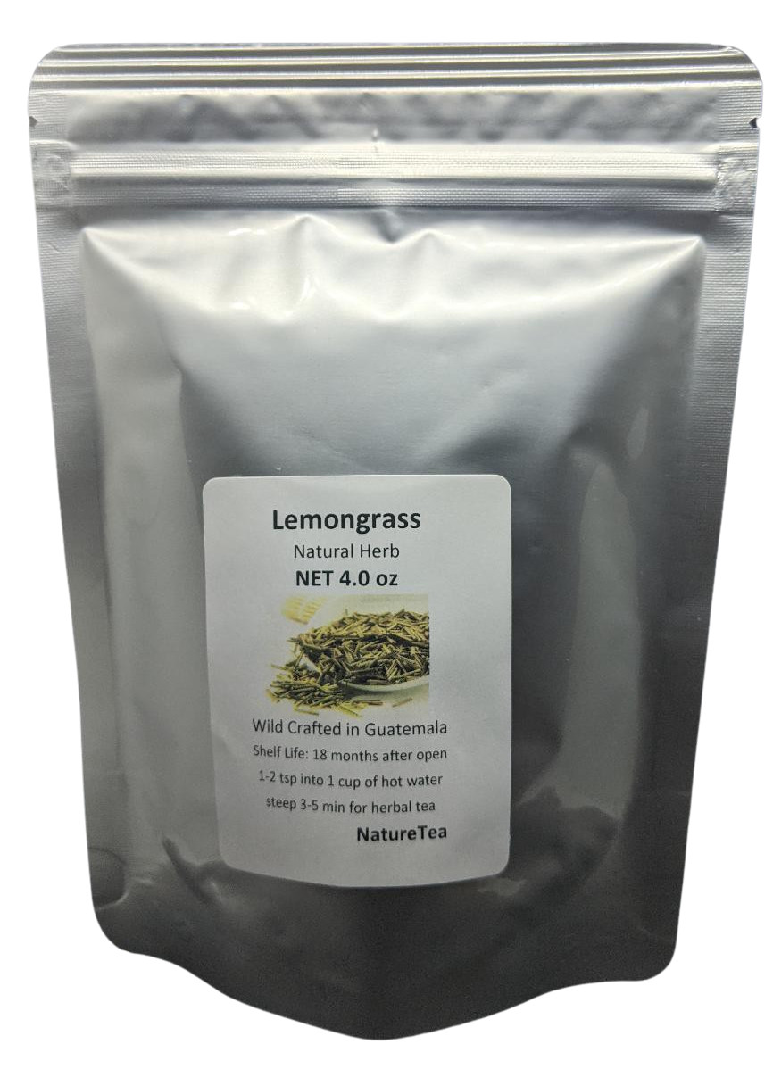 Lemongrass – Cymbopogon citratus Loose Leaf C/S by Nature Tea, Wild Crafted