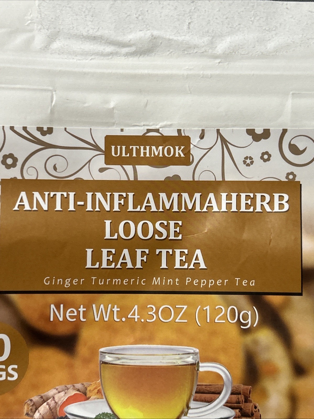 Premium Anti-inflammaherb Loose Leaf Tea Herbal Tea 60 Bags