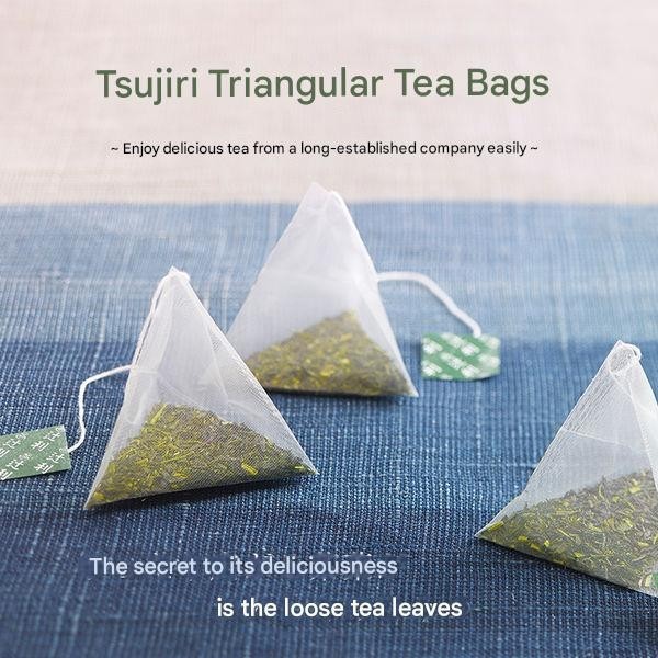 Tsujiri Japanese Sencha Green Tea Triangle Tea Bag 2g x 50P from Uji Kyoto JAPAN