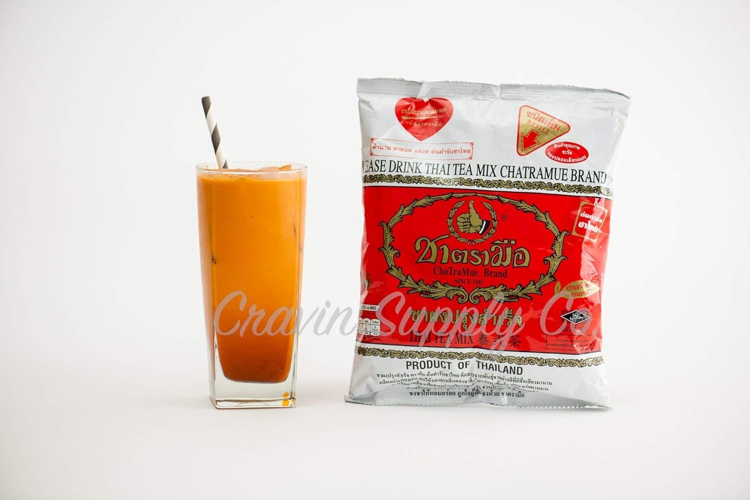 Cha-am Infused Thai Tea 400g – Brew Restaurant Style Iced Tea without Sweetener