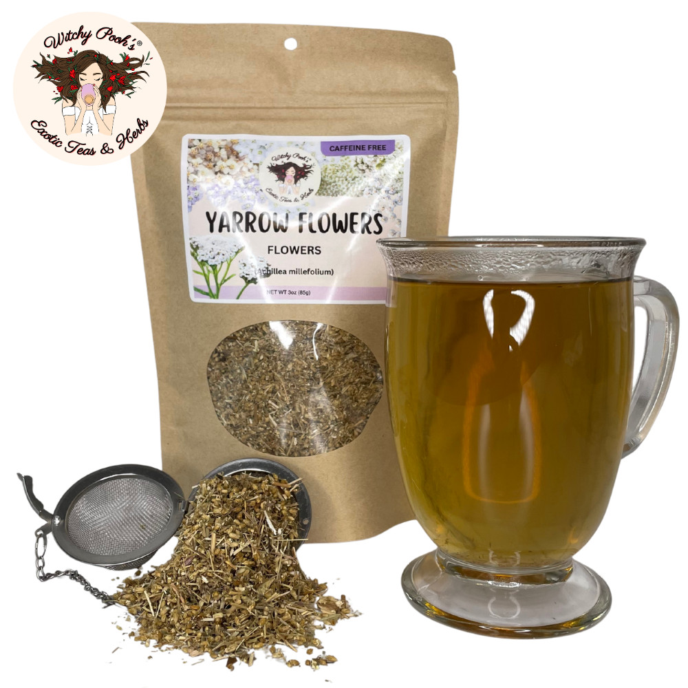 Yarrow Flowers, Flowers Dried, Flowers Whole, Dried Herbs, Food Grade Herbs