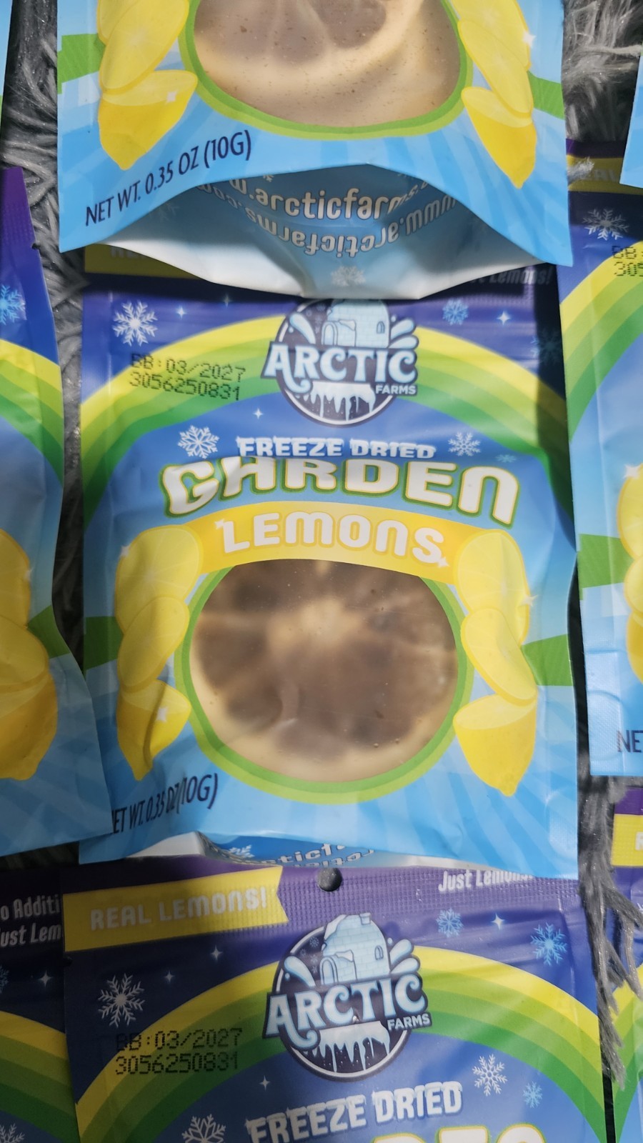 Arctic Farms Freeze-Dried Lemon Slices (24-Packs) 0.35oz