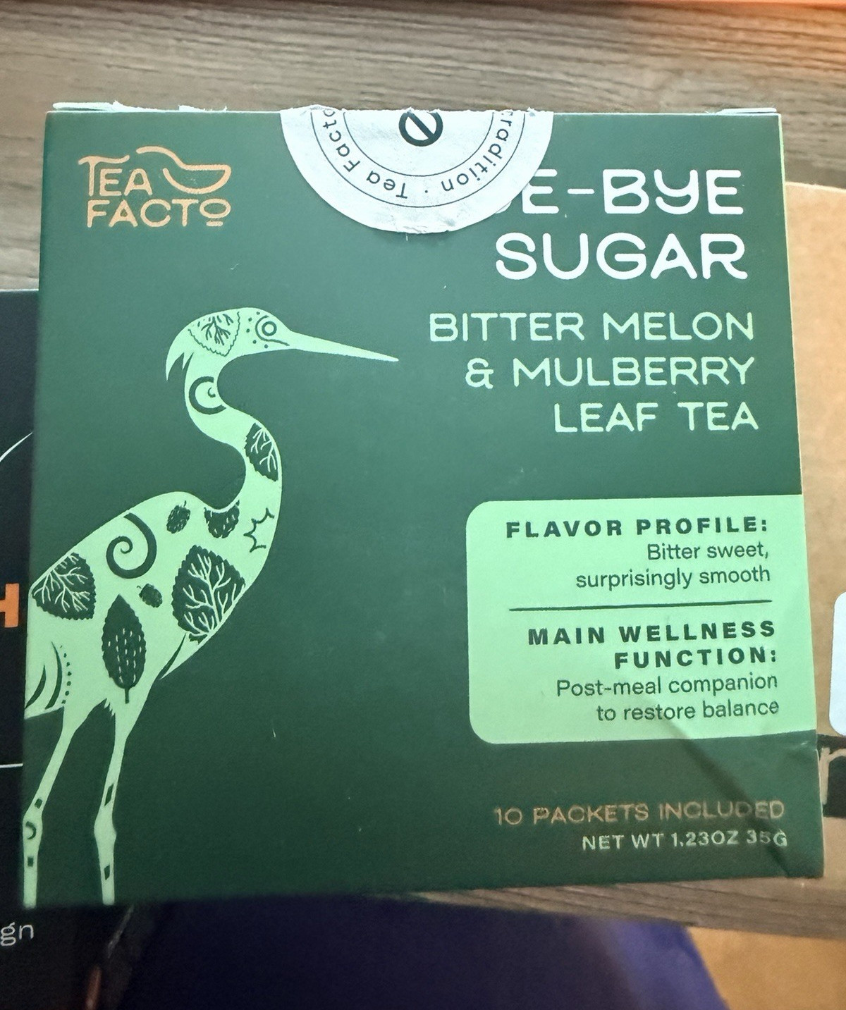 Tea Facto E-Bye Sugar Bitter Melon & Mulberry Leaf Tea 10 Pack 35g