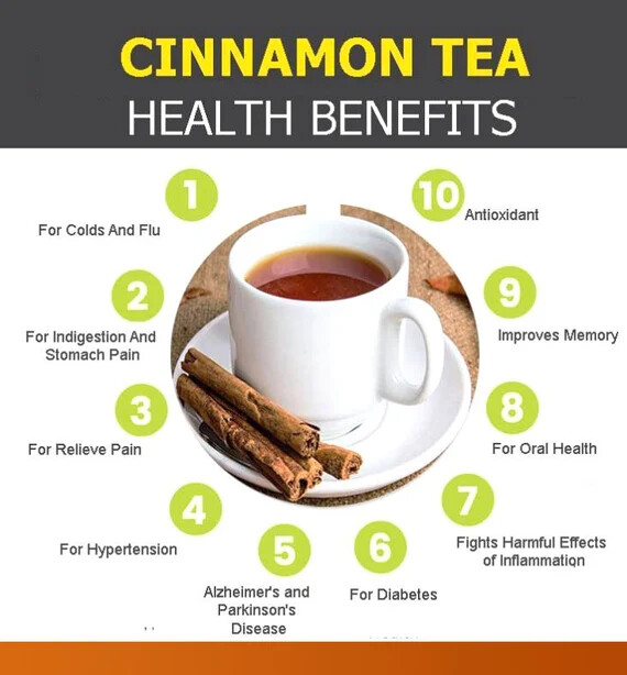 Organic Ceylon Cinnoman Tea bags balance blood sugar burns fat pure herbal drink