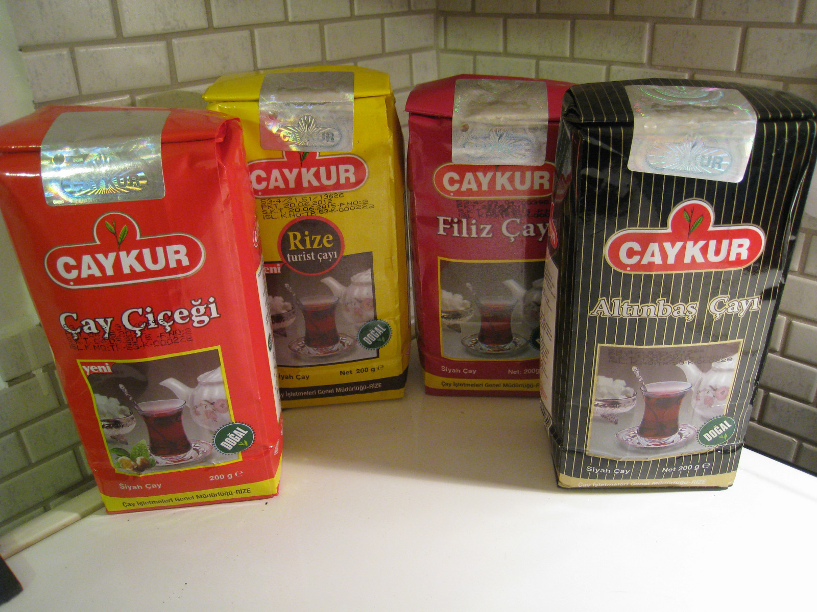 CAYKUR AUTHENTIC TURKISH BLACK TEA,Rize Tourist,Altinbaş,Filiz,Cay Cicegi 200gr.