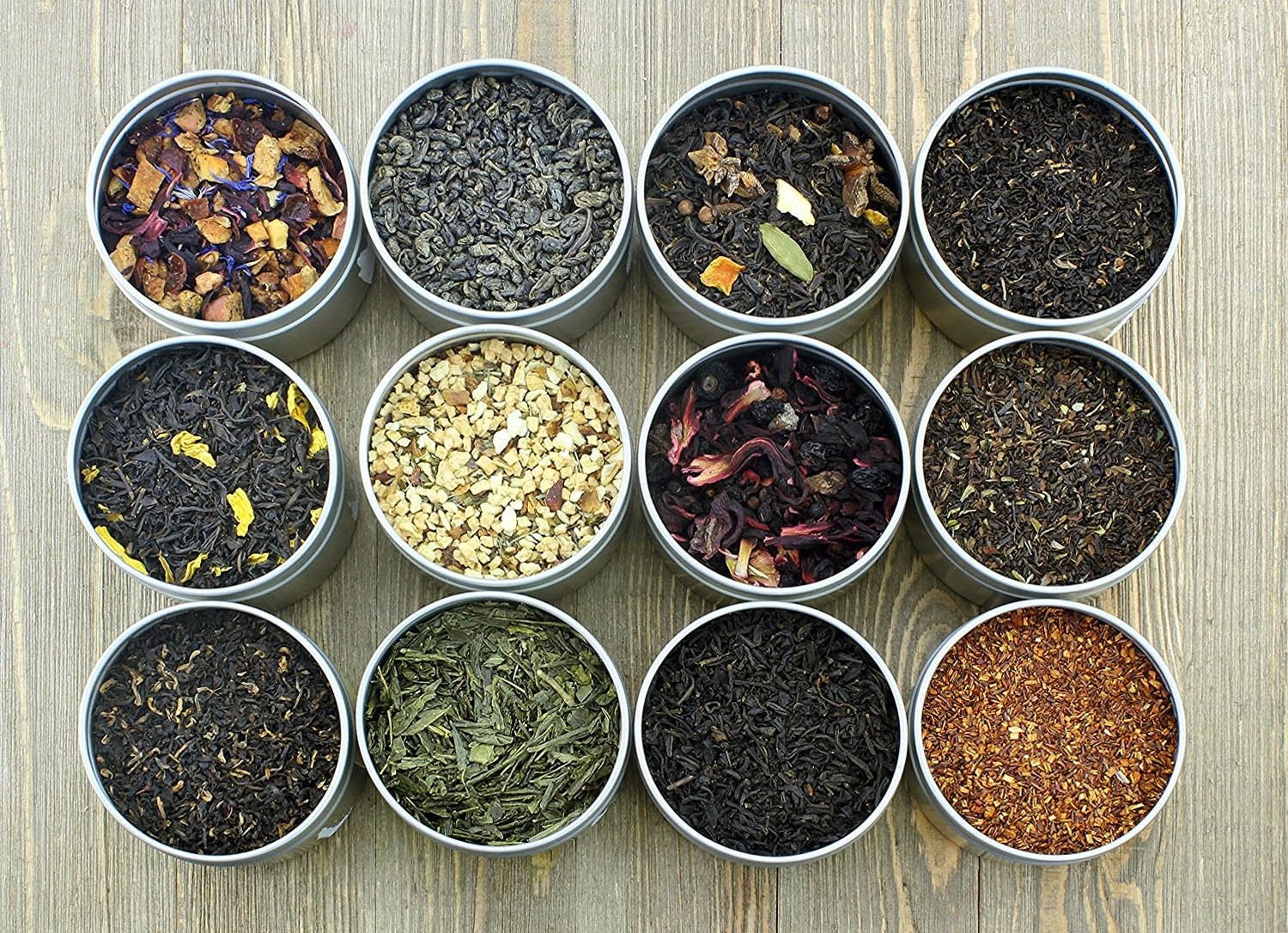 Ultimate Loose Leaf Tea Sampler Featuring 12 Black/ Green/ Herbal Teas