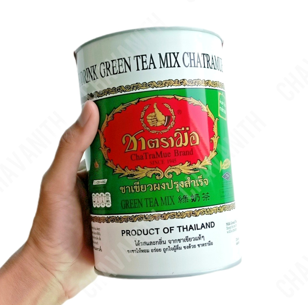 ChaTraMue Green Tea Mix Powder Tin Can 7.76 oz (220 g)【US DDP】