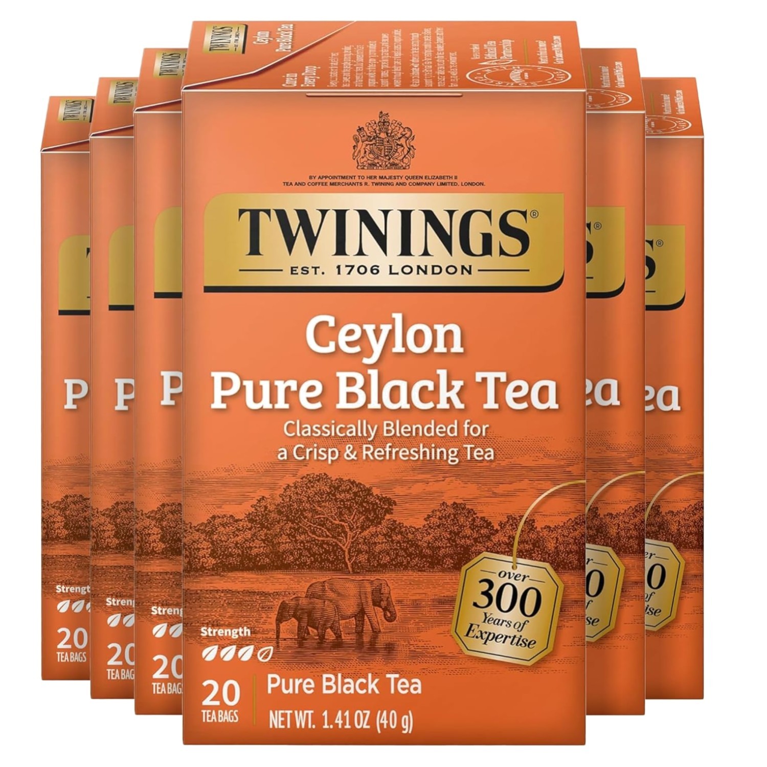 Travel-Friendly Individually Sealed Black Tea Bags