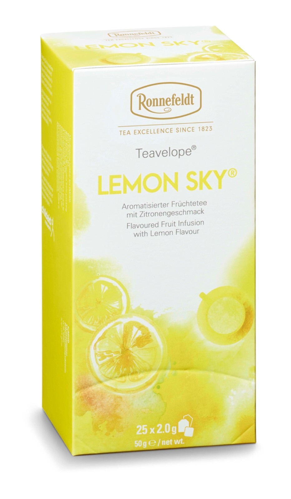 Ronnefeldt Teavelope® Lemon Sky 25 Caffeine free fruit tea bags