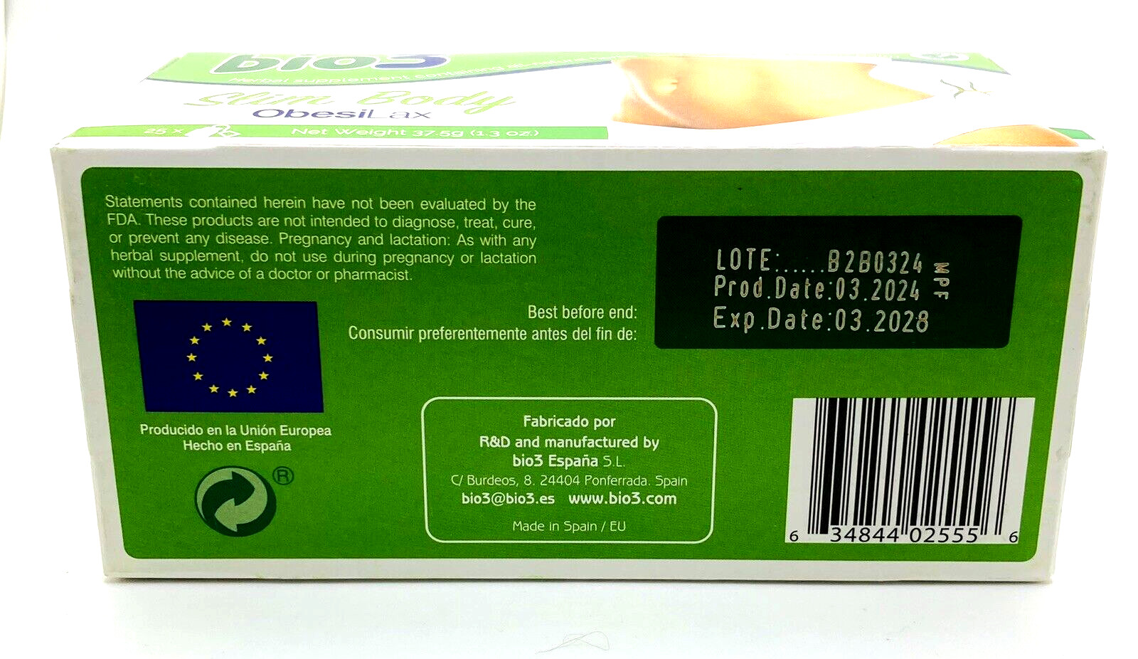 Bio3 ObesiLax Tea – 25 Tea Bags | Herbal Support for Weight Management
