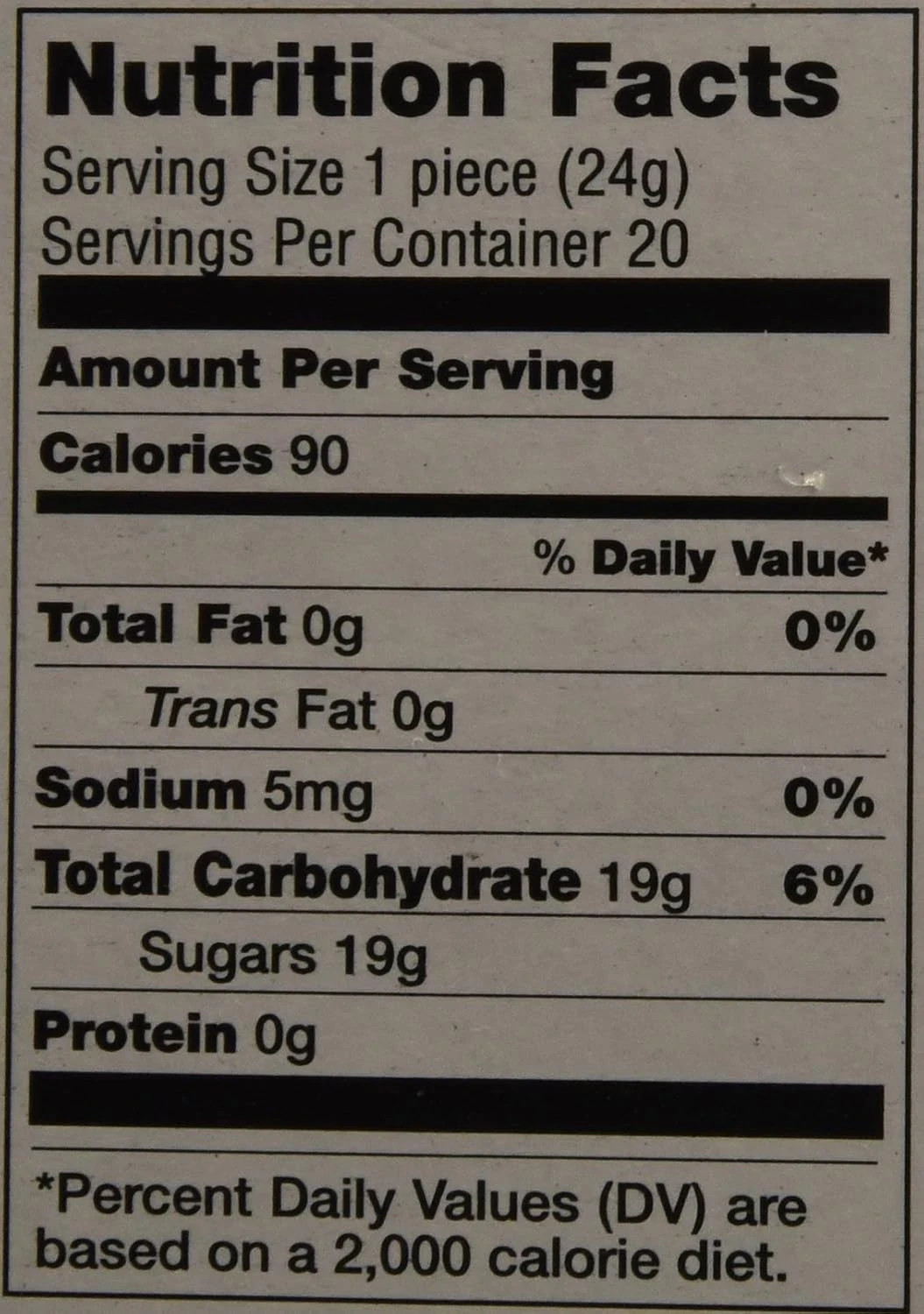 Baby Bottle Pop Candy 20 Pack NET WT 17 oz (480 g)