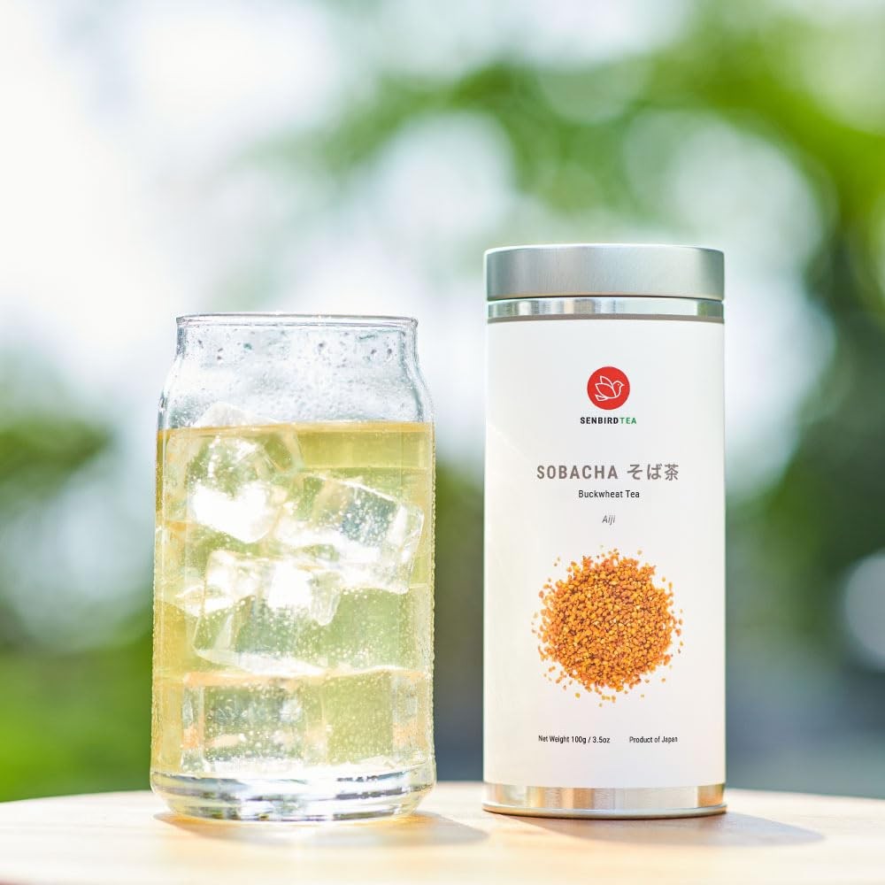 Senbird Premium Sobacha – Japanese Soba Buckwheat Tea – From Hokkaido – Loose…