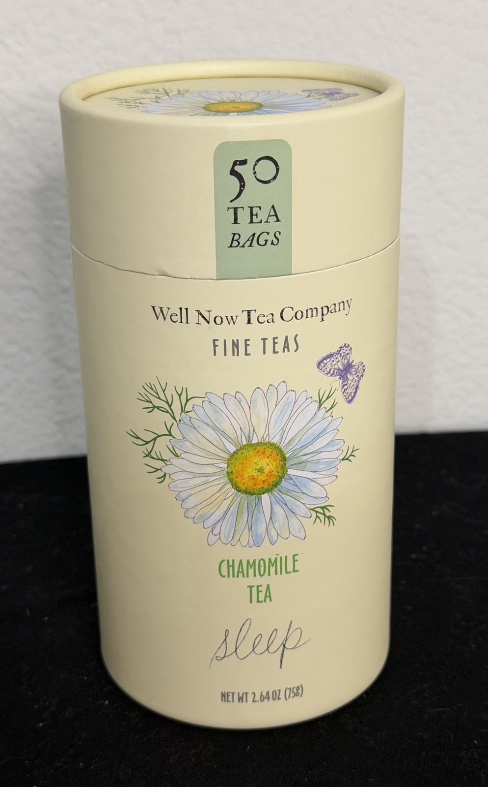 Well Now Tea Company Fine Teas Chamomile Sleep 50 Bags Caffeine Free 11/27