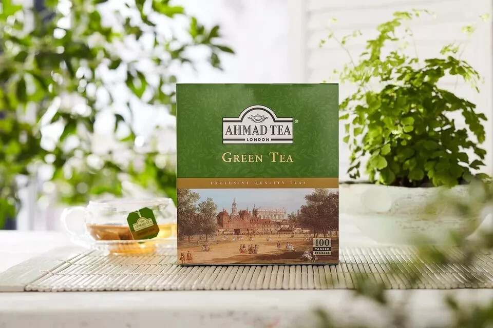 Ahmad Tea Green Tea Teabags Herbal Antioxidant – 100 Ct