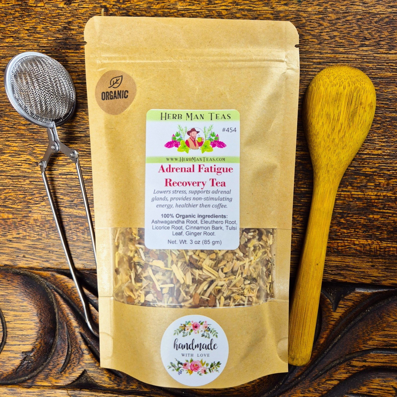 ADRENAL TEA -A true adrenal formula to replace coffee without caffeine by Khabir