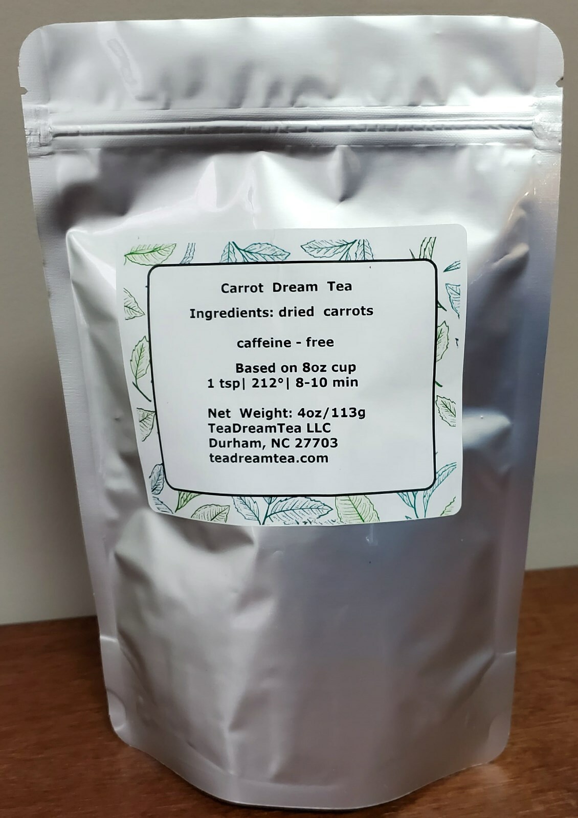 Carrot Dream Wellness Tea Roast Carrot Free Wooden Spoon + 5 Disposable Tea Bags