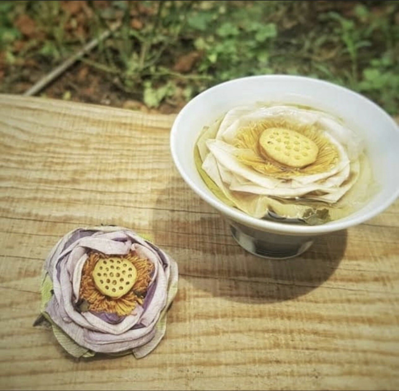 Lotus Flower Dried tea, Whole Flower 5ea/box, Lotus Tea