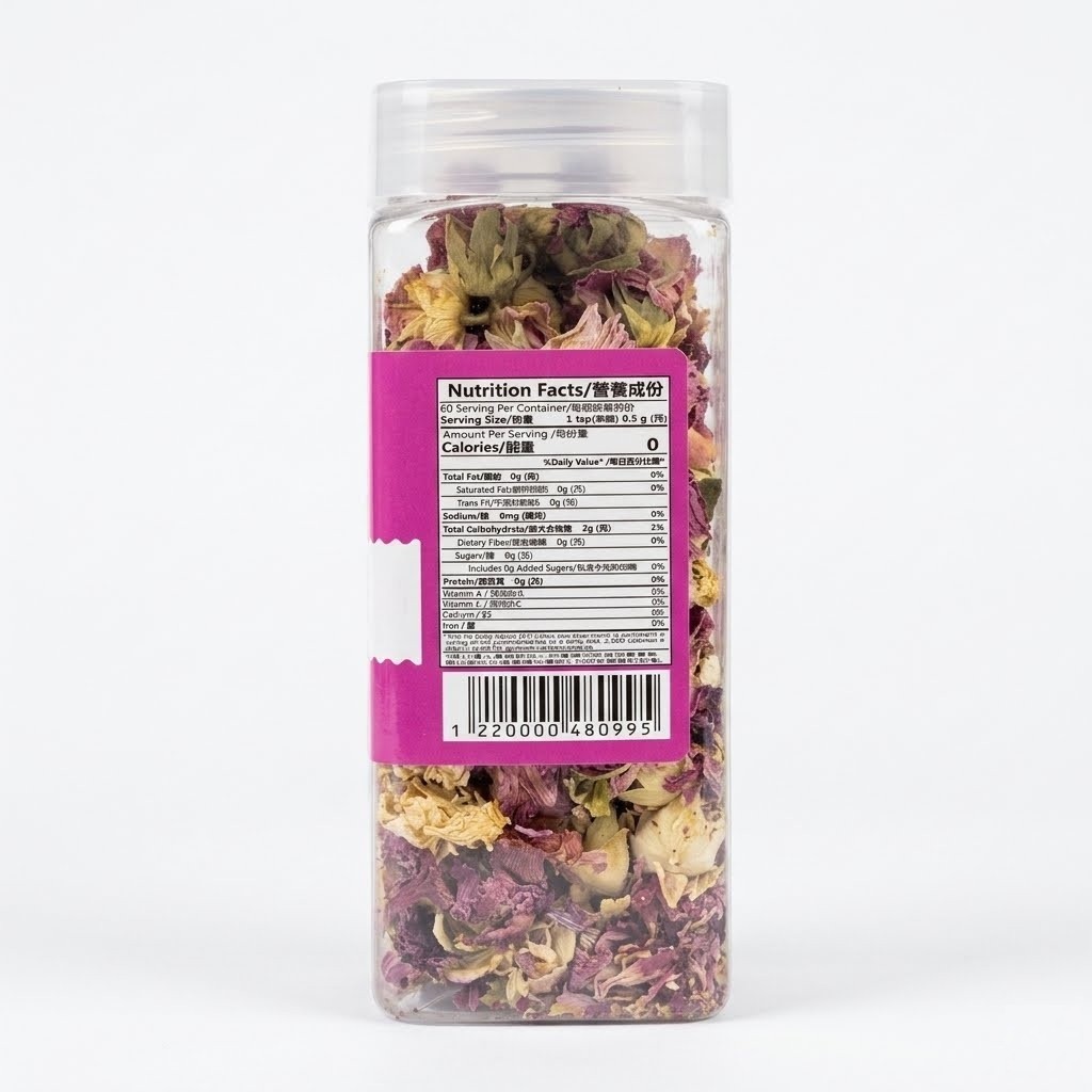 Dried Violet Ren He Tang 1.05 oz 30g (2 Packs)