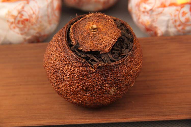 Xinhui Aged Chenpi Ripe Puer Tea Orange Skin Puerh Pu’er Loose Tea PEI YU 312