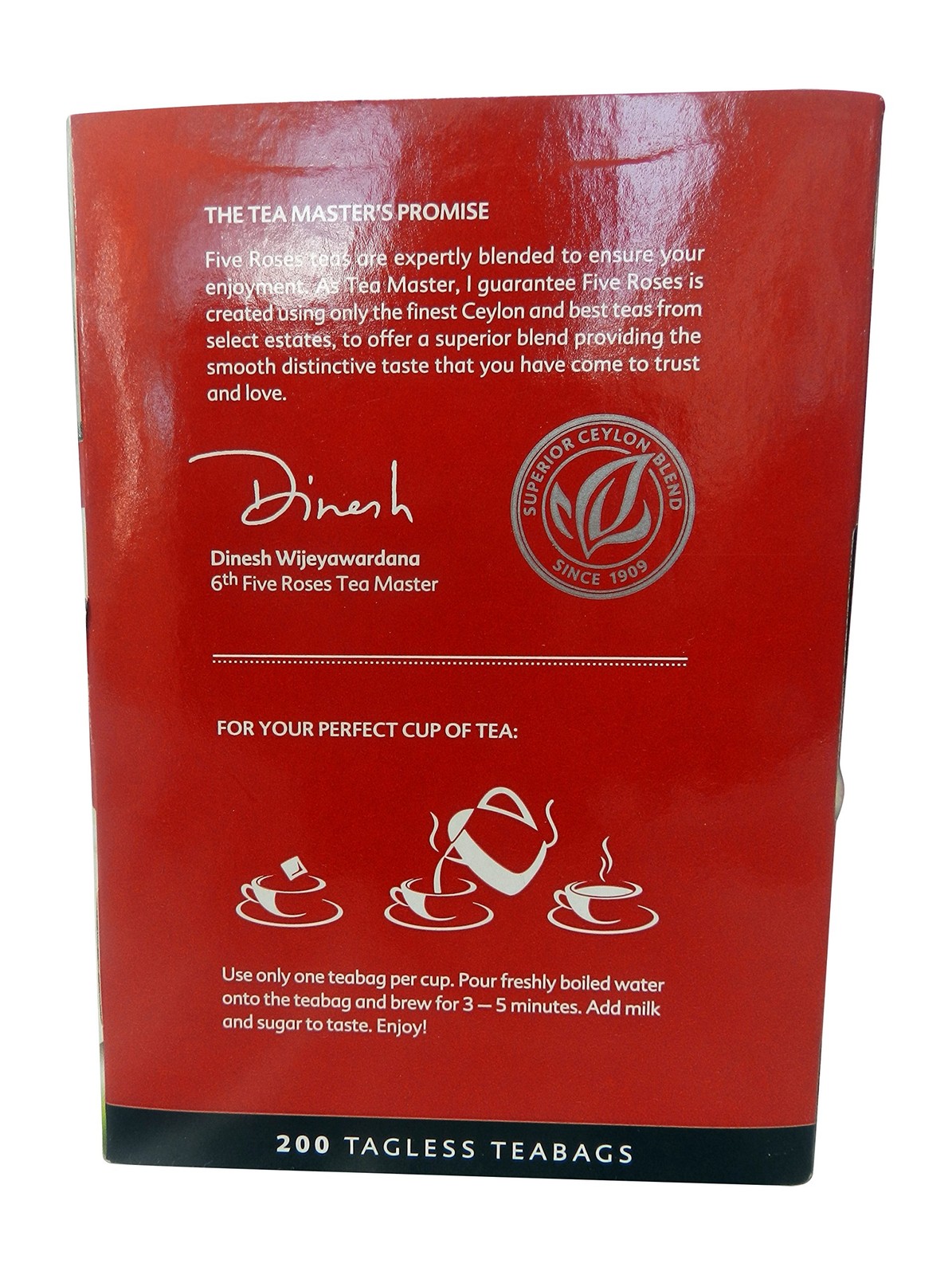 Tea, 200 Tagless Teabags