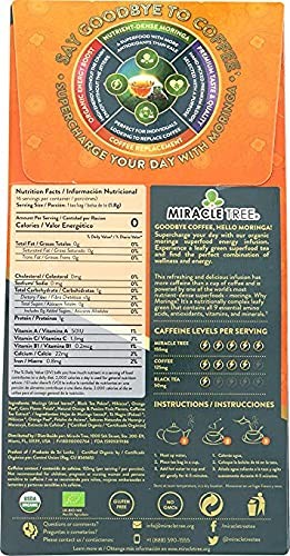 Miracle Tree’s Moringa Energy Tea Orange & Passionfruit | Super Caffeinated …