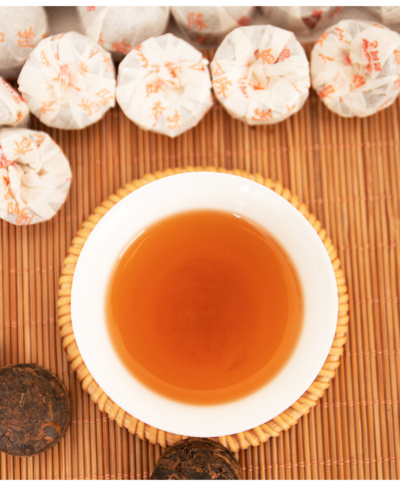 CHEN XIANG Mini Tuo Cha Haiwan Old Comrade Premium Puer Pu-erh Tea Ripe Pu’er