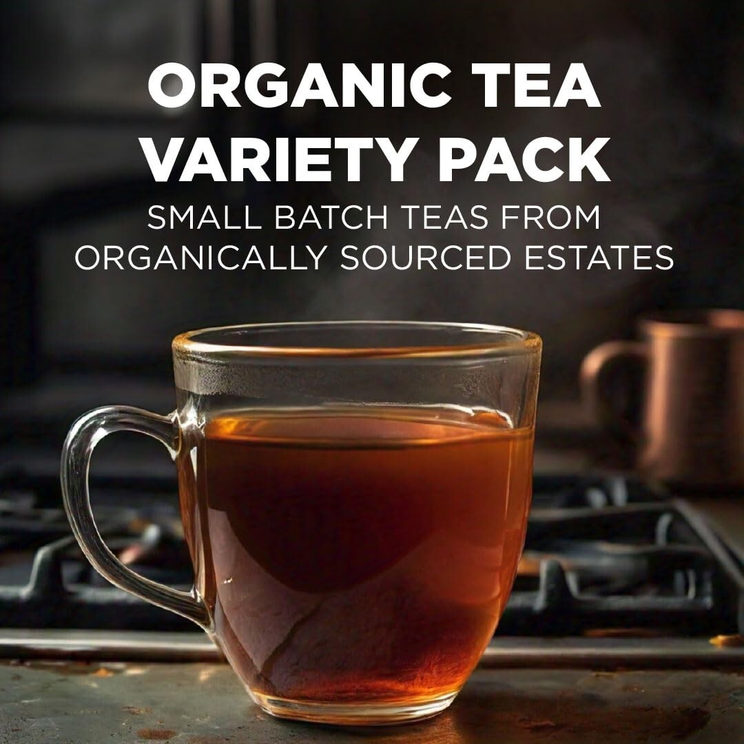 Eco-Friendly 48 Pack Organic Tea Pods with 8 Flavors – Single Serve Convenience