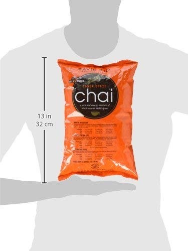 David Rio Tiger Spice Chai 4Lb Rich Creamy Black Tea With Exotic Spices
