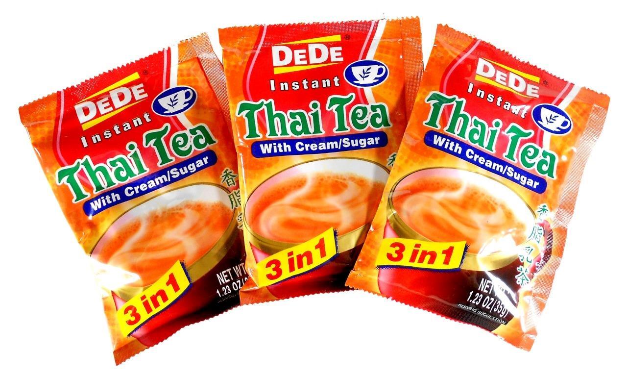 Boba Bubble Tea DIY Kit DeDe THAI TEA, WFY Instant Black Tapioca Pearls & Straws