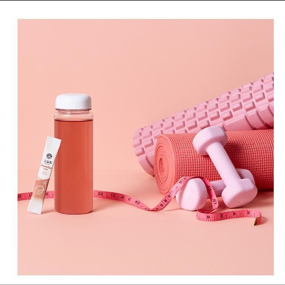 Osulloc Kombucha Lychee Peach Korean Tea Healthy Diet Drink 5g x 10 Sticks