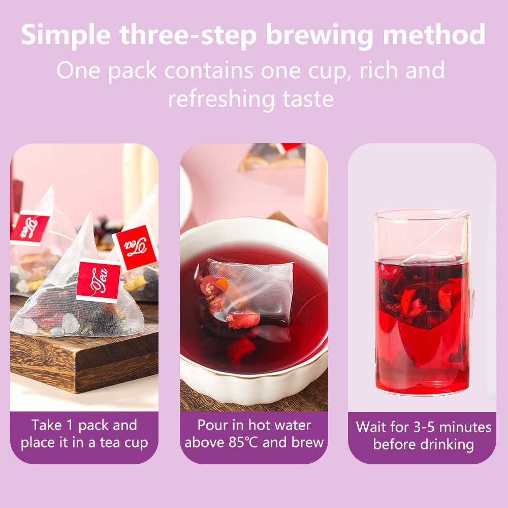 300g sour plum tea triangle bag – natural healthy herbal drink