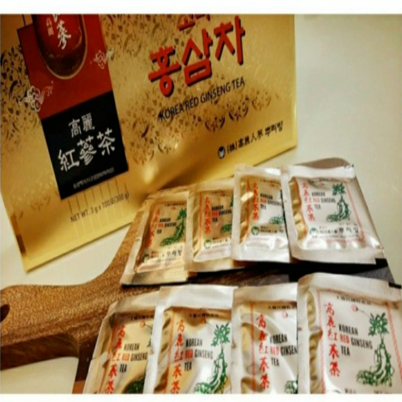 1+1 Korean Red Ginseng Tea 3g x 100bags+Korean Ginseng Tea 3g x 100bag