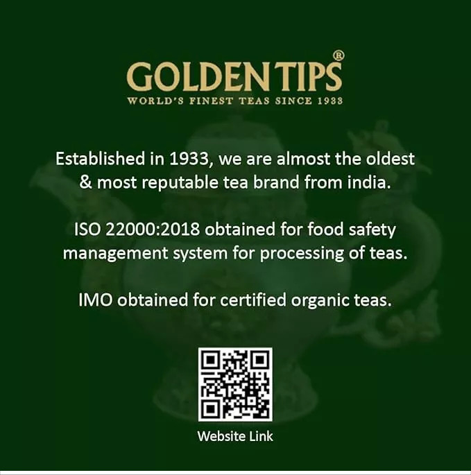 Golden Tips Orange Pekoe Black Tea Loose Leaves Tin can (100 Gram, 50 cups).