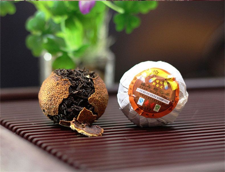Natural Puerh Tea with Mandarin Peel 250g Herbal Energy Tea for Men Women